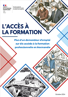 Plus d'un demandeur d'emploi sur dix accède à la formation professionnelle en Normandie