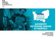 Chiffres clés des accidents du travail graves et mortels 2022 en Normandie