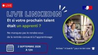 Apprentissage : rendez-vous le mercredi 2 septembre à 12h pour un webinaire de rentrée ! 