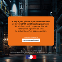 Sécurité au travail : la prévention n'est pas une option
